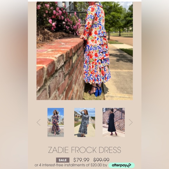 Zadie B’s Zadie Flock dress - Picture 8 of 9